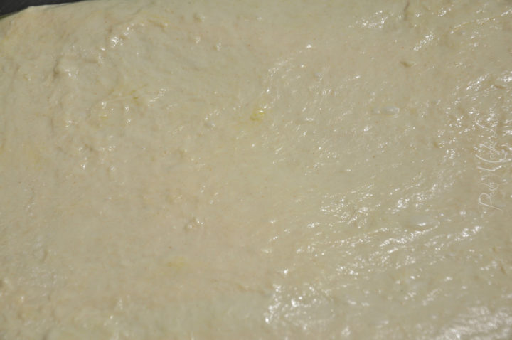 pizza con biga, impasto